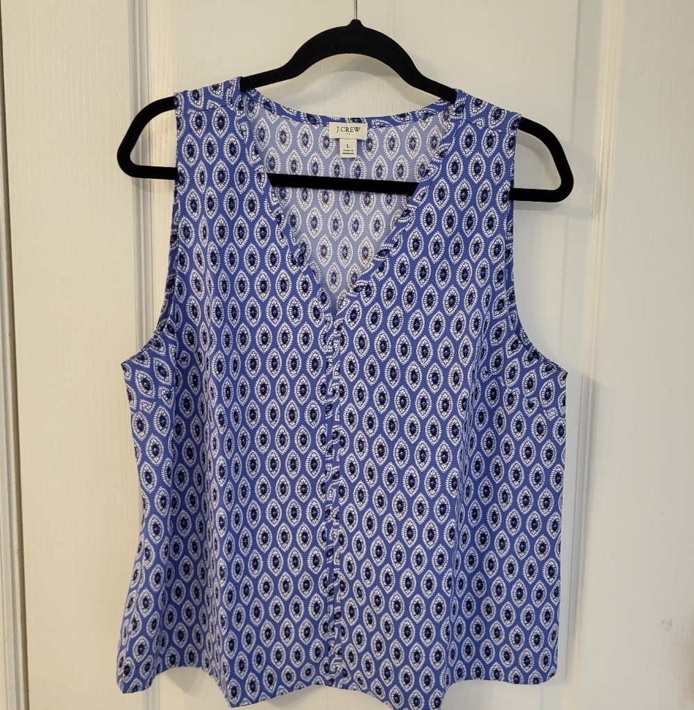 J Crew Factory Sleeveless Blouse